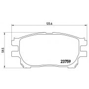 Слика 1 $на Комплет феродо, дискови кочници BREMBO P 83 070