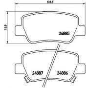 Слика 1 $на Комплет феродо, дискови кочници BREMBO P 83 112