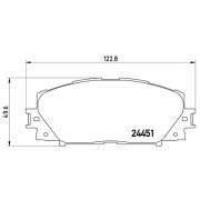 Слика 1 $на Комплет феродо, дискови кочници BREMBO P 83 141