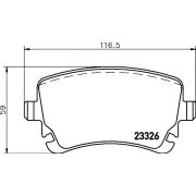 Слика 1 на комплет феродо, дискови кочници BREMBO P 85 143