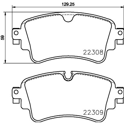 Слика на Комплет феродо, дискови кочници BREMBO P 85 154