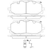 Слика 1 $на Комплет феродо, дискови кочници BREMBO P 85 165