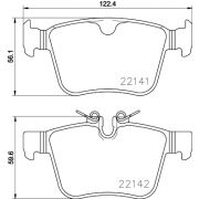 Слика 1 на комплет феродо, дискови кочници BREMBO P 86 029