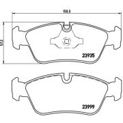 Слика 1 на комплет феродо, дискови кочници BREMBO XTRA LINE P 06 035X