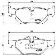 Слика 1 на комплет феродо, дискови кочници BREMBO XTRA LINE P 06 038X