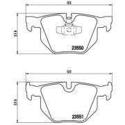 Слика 1 на комплет феродо, дискови кочници BREMBO XTRA LINE P 06 039X