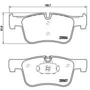 Слика 1 на комплет феродо, дискови кочници BREMBO XTRA LINE P 06 070X