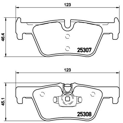 Слика на комплет феродо, дискови кочници BREMBO XTRA LINE P 06 071X за BMW 1 F21 116 d - 116 коњи дизел