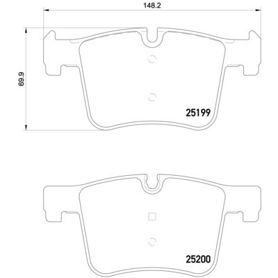 Слика на комплет феродо, дискови кочници BREMBO XTRA LINE P 06 075X за BMW 1 F21 125 d - 211 коњи дизел