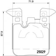 Слика 1 на комплет феродо, дискови кочници BREMBO XTRA LINE P 06 087X