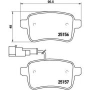 Слика 1 на комплет феродо, дискови кочници BREMBO XTRA LINE P 23 133X