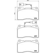 Слика 1 на комплет феродо, дискови кочници BREMBO XTRA LINE P 23 134X