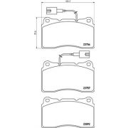 Слика 1 на комплет феродо, дискови кочници BREMBO XTRA LINE P 23 154X