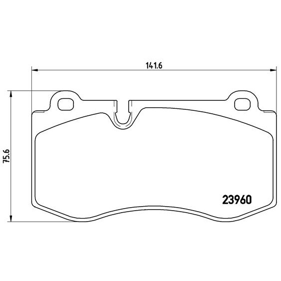 Слика на Комплет феродо, дискови кочници BREMBO XTRA LINE P 50 074X