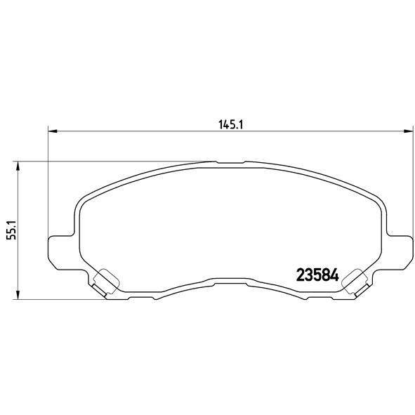 Слика на комплет феродо, дискови кочници BREMBO XTRA LINE P 54 030X за Mitsubishi Lancer Ex Saloon (CY-ZA) 1.8 Flex - 140 коњи Бензин/Етанол