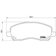 Слика 1 на комплет феродо, дискови кочници BREMBO XTRA LINE P 54 030X