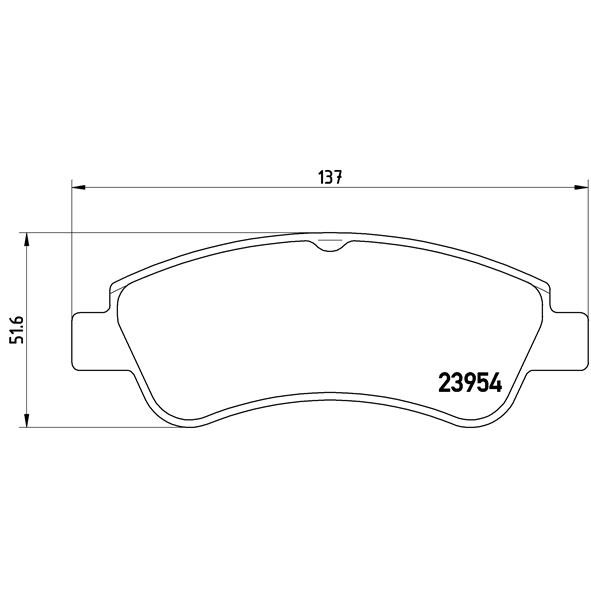 Слика на Комплет феродо, дискови кочници BREMBO XTRA LINE P 61 066X