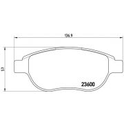 Слика 1 на комплет феродо, дискови кочници BREMBO XTRA LINE P 61 068X