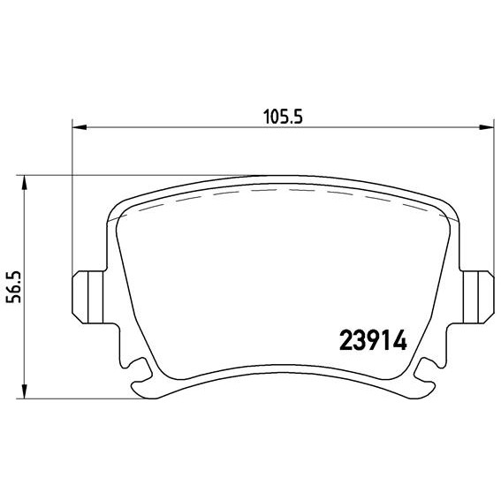 Слика на комплет феродо, дискови кочници BREMBO XTRA LINE P 85 095X за Audi TT (8J3) 2.0 quattro - 265 коњи бензин