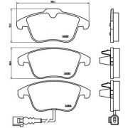 Слика 1 на комплет феродо, дискови кочници BREMBO XTRA LINE P 85 112X