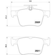 Слика 1 на комплет феродо, дискови кочници BREMBO XTRA LINE P 85 124X