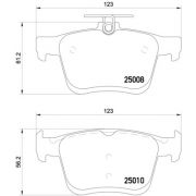 Слика 1 $на Комплет феродо, дискови кочници BREMBO XTRA LINE P 85 125X