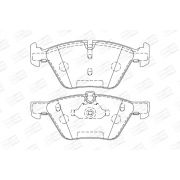 Слика 2 на комплет феродо, дискови кочници CHAMPION 573151CH