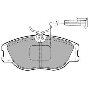 Слика на комплет феродо, дискови кочници DELPHI LP1400 за Fiat Siena 178 1.8 - 103 коњи бензин