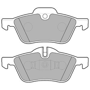 Слика на комплет феродо, дискови кочници DELPHI LP1657 за Mini Convertible (R52) John Cooper Works - 210 коњи бензин