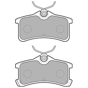 Слика на комплет феродо, дискови кочници DELPHI LP1917 за Toyota Avensis Liftback (T22) 1.6 VVT-i - 110 коњи бензин