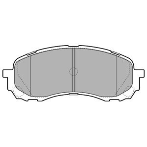 Слика на Комплет феродо, дискови кочници DELPHI LP2128