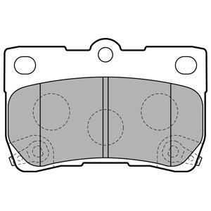 Слика на комплет феродо, дискови кочници DELPHI LP2130 за Lexus GS Saloon (GWS,GRS,UZS) 350 AWD - 307 коњи бензин