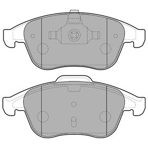 Слика на комплет феродо, дискови кочници DELPHI LP2181 за Renault Megane 3 Grandtour 1.5 dCi (KZ0C, KZ1A) - 90 коњи дизел
