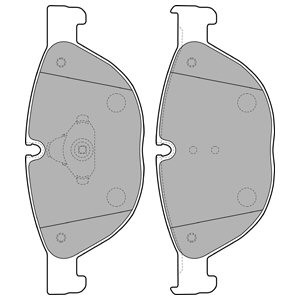 Слика на комплет феродо, дискови кочници DELPHI LP2189 за BMW 7 Series F 730 d - 211 коњи дизел
