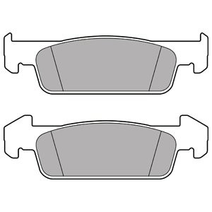 Слика на Комплет феродо, дискови кочници DELPHI LP2663