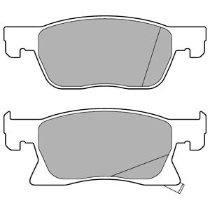 Слика на комплет феродо, дискови кочници DELPHI LP3238 за Opel Astra K (B16) 1.6 Turbo (68) - 200 коњи бензин