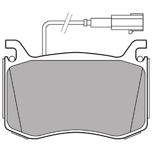 Слика на комплет феродо, дискови кочници DELPHI LP3380 за Alfa Romeo GIULIA (952) 2.2 D Q4 (952AFA45M) - 180 коњи дизел