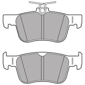 Слика на Комплет феродо, дискови кочници DELPHI LP3391