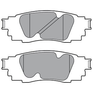 Слика на комплет феродо, дискови кочници DELPHI LP3392 за Lexus RX (L2) 200t (AGL20_) - 238 коњи бензин