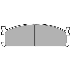 Слика на Комплет феродо, дискови кочници DELPHI LP476