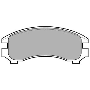 Слика на Комплет феродо, дискови кочници DELPHI LP546