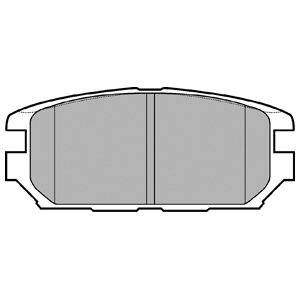 Слика на Комплет феродо, дискови кочници DELPHI LP921