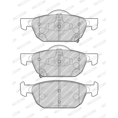 Слика на Комплет феродо, дискови кочници FERODO PREMIER ECO FRICTION FDB4868