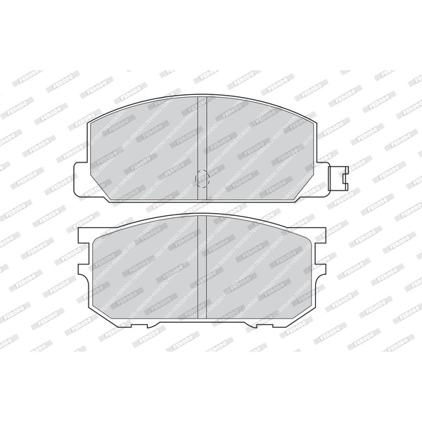 Слика на Комплет феродо, дискови кочници FERODO PREMIER FDB219