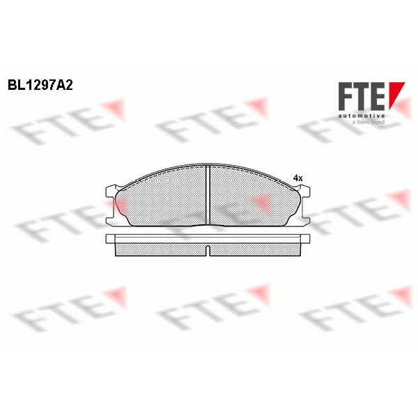 Слика на Комплет феродо, дискови кочници FTE BL1297A2