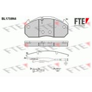 Слика 1 $на Комплет феродо, дискови кочници FTE BL1759N4