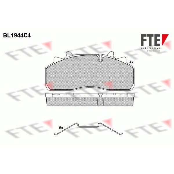 Слика на Комплет феродо, дискови кочници FTE BL1944C4