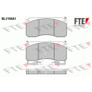 Слика 1 на комплет феродо, дискови кочници FTE BL2186A1