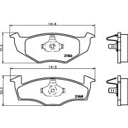 Слика 2 на комплет феродо, дискови кочници HELLA 8DB 355 007-911