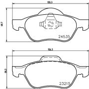 Слика 2 на комплет феродо, дискови кочници HELLA 8DB 355 013-271